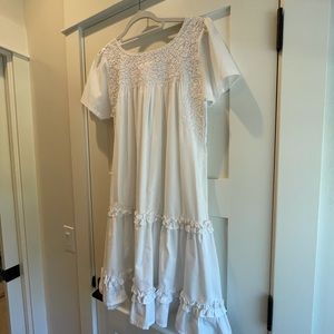 Mi Golondrina custom white dress